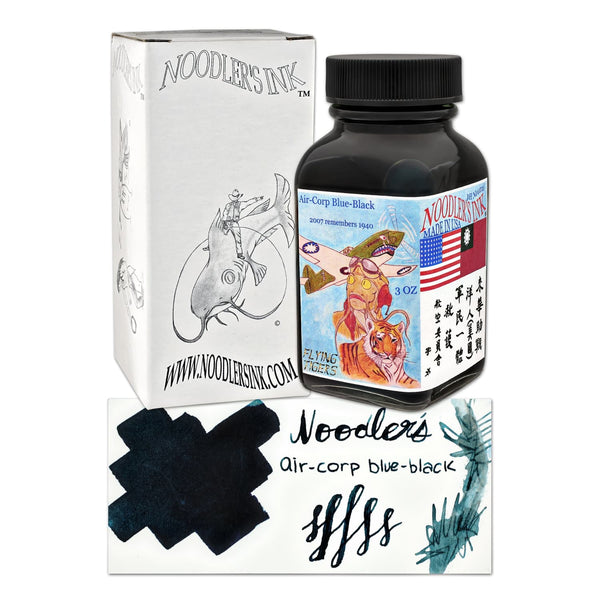 Noodler’s Bottled Ink in Air-Corp Blue-Black - 3oz Bottled Ink