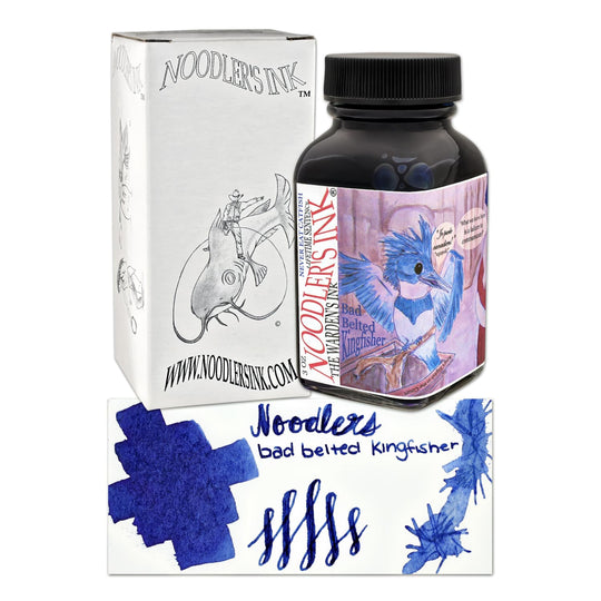 Noodler's Bad Belted Kingfisher Fountain Pen Ink - 3oz Bottle