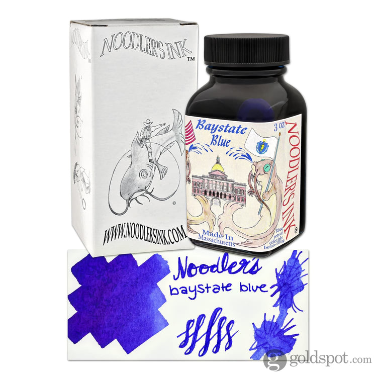 Noodler’s Baystate Bottled Ink in Blue with Free Pen 3oz Bottled Ink