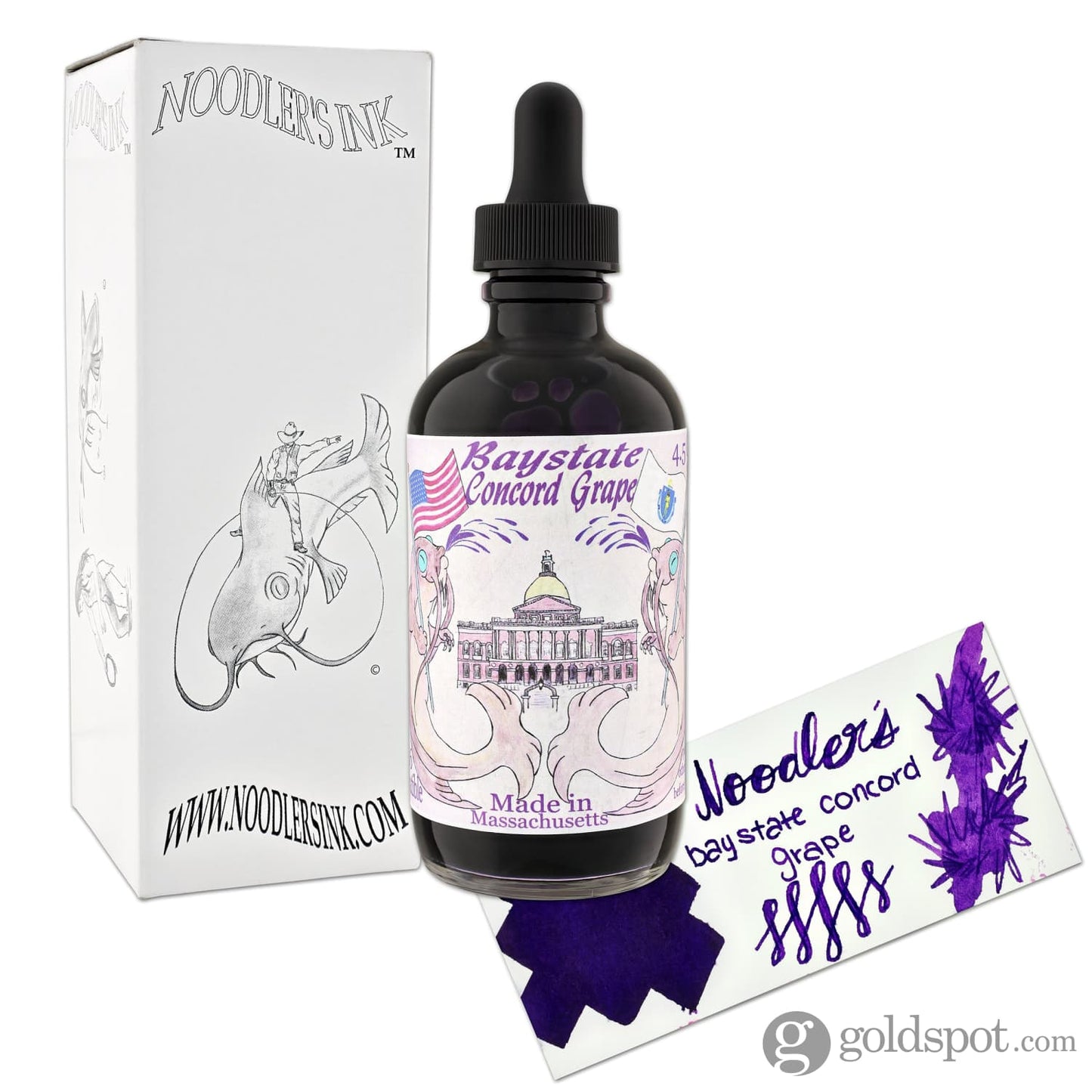 Noodler’s Baystate Bottled Ink in Concord Grape 4.5oz Bottled Ink