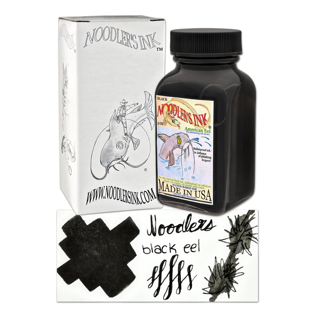 Noodler’s Bottled Ink in Black Eel - 3oz Bottled Ink