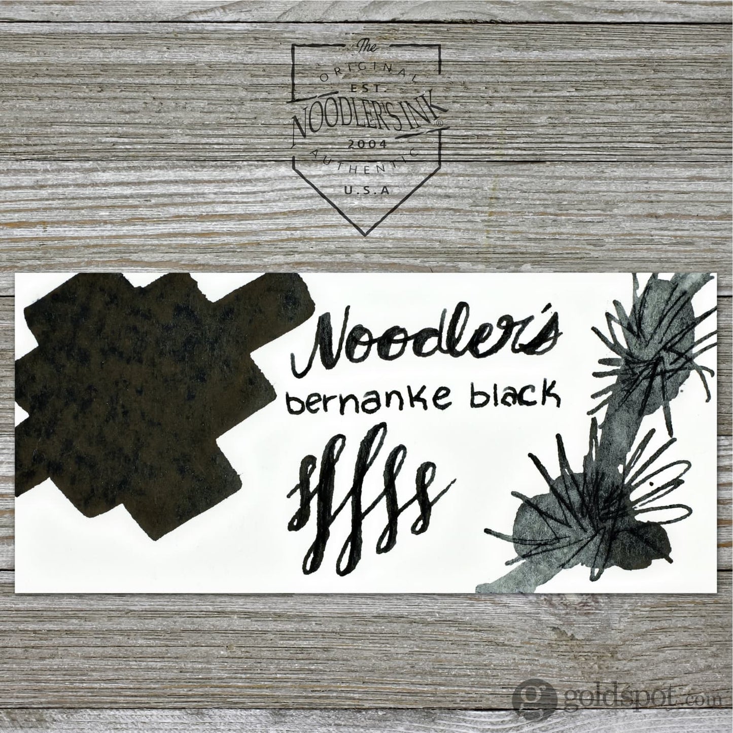 Noodler’s Bernanke Bottled Ink in Black - 3oz Bottled Ink