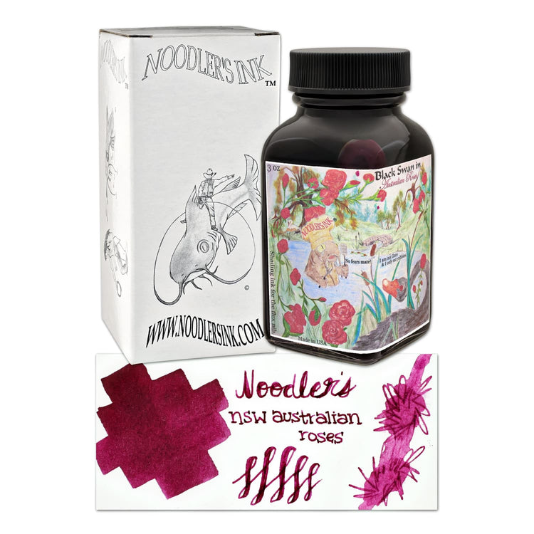 Noodler’s Black Swan Bottled Ink in Australian Roses - 3oz Bottled Ink