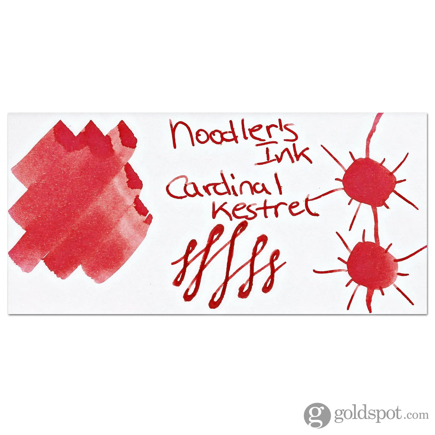 Noodler’s Bottled Ink in Cardinal Kestrel Red - 3oz Bottled Ink