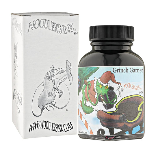 Noodler's Bottled Ink in Grinch Garnet - 3oz