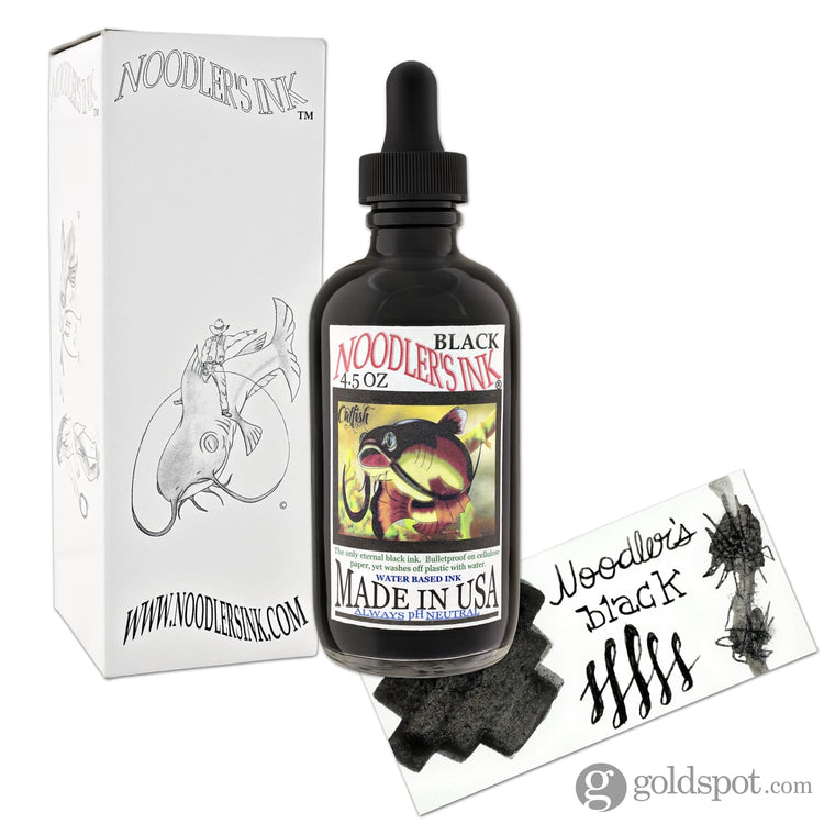 Noodler’s Bottled Ink in Bulletproof Black 4.5oz Bottled Ink