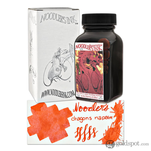 Noodler’s Dragon Series Bottled Ink in Napalm Red 3oz Bottled Ink