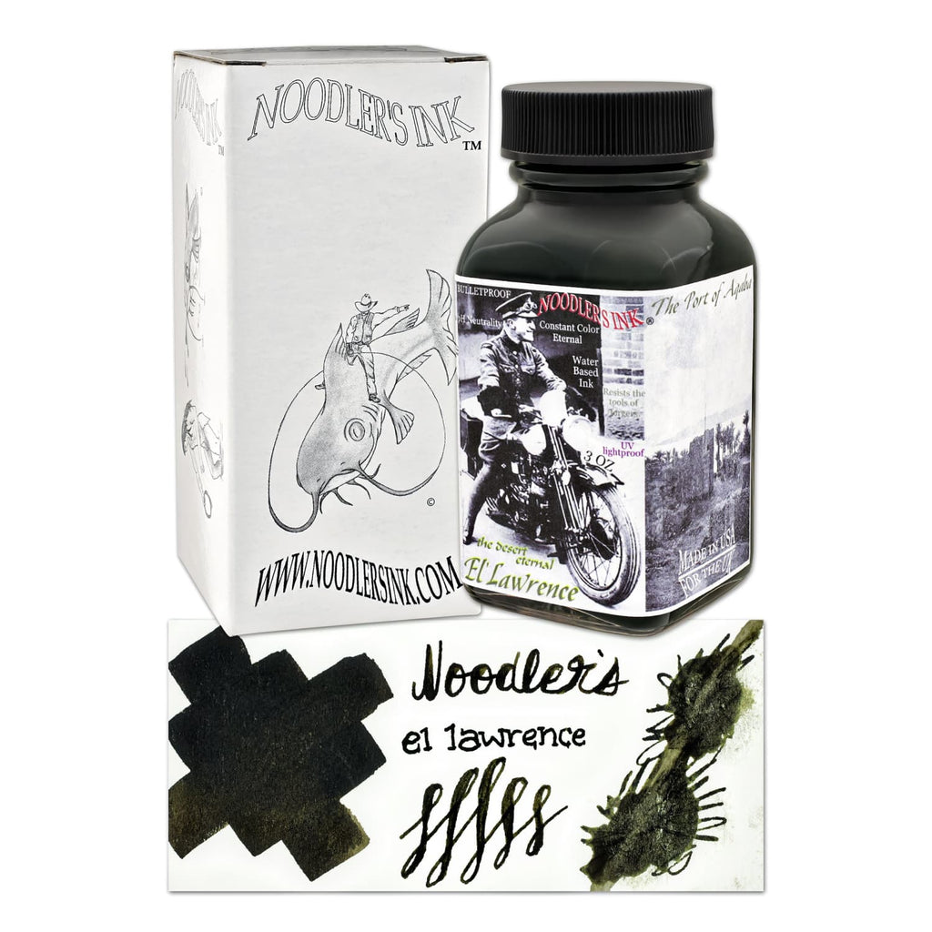 NOODLERS Fountain Pen Ink Bottle - 3oz - Brevity Black