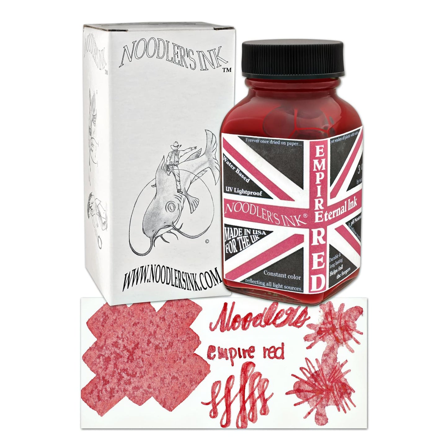 Noodler’s Bottled Ink in Empire Red - 3oz Bottled Ink