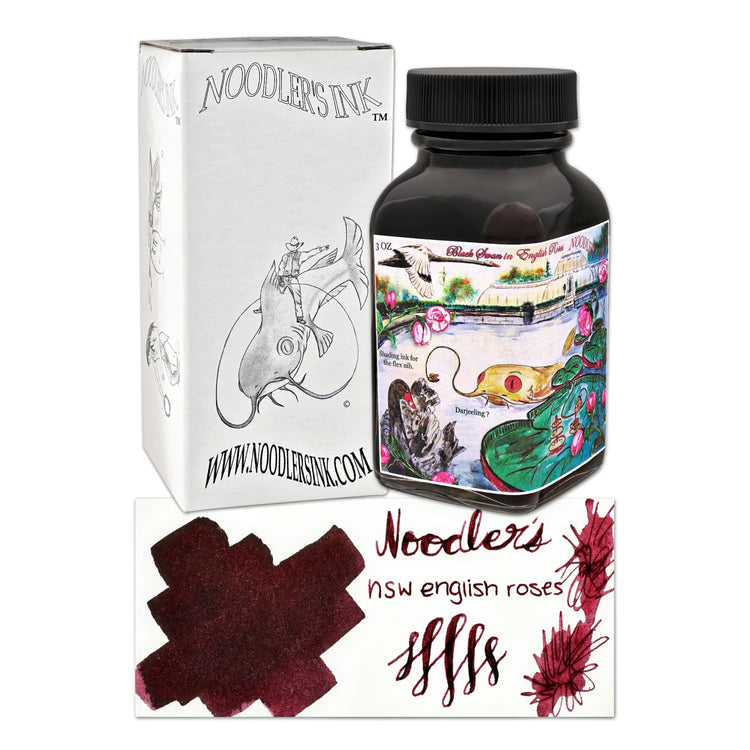 Noodler’s Black Swan Bottled Ink in English Roses - 3oz Bottled Ink