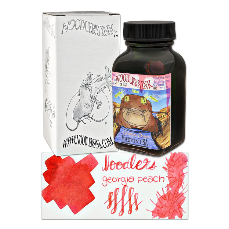 Noodler’s Bottled Ink in Georgia Peach - 3oz Bottled Ink