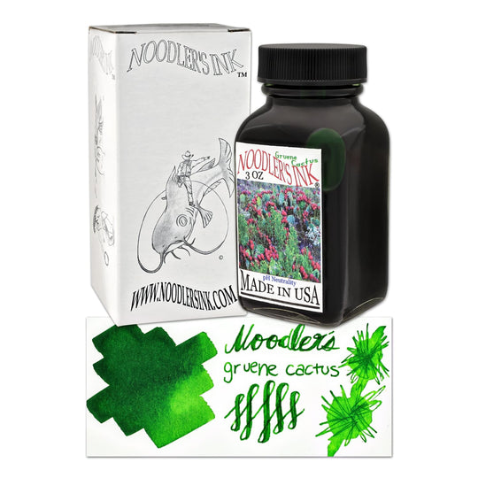 Noodler's Gruene Cactus Fountain Pen Ink - 3oz Bottle
