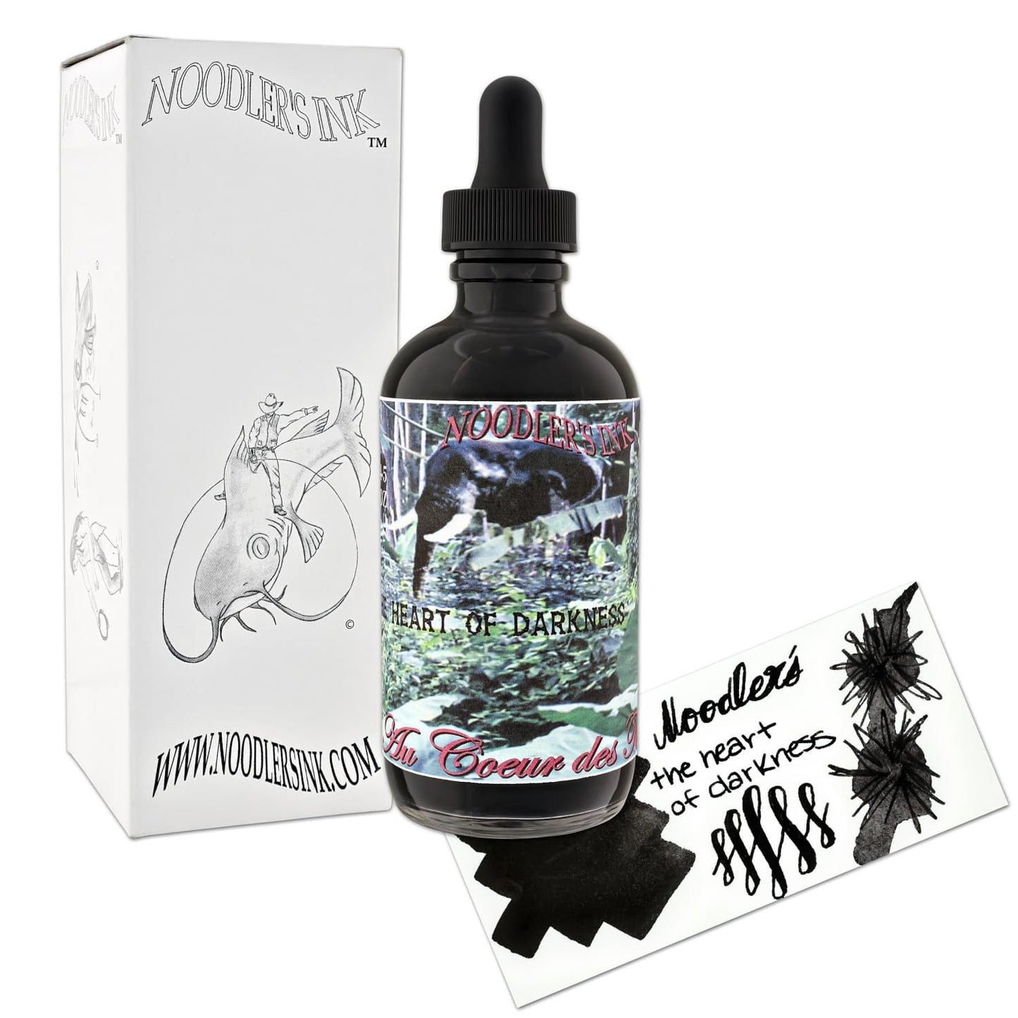 Noodler’s Bottled Ink in Heart of Darkness - 4.5oz Bottled Ink