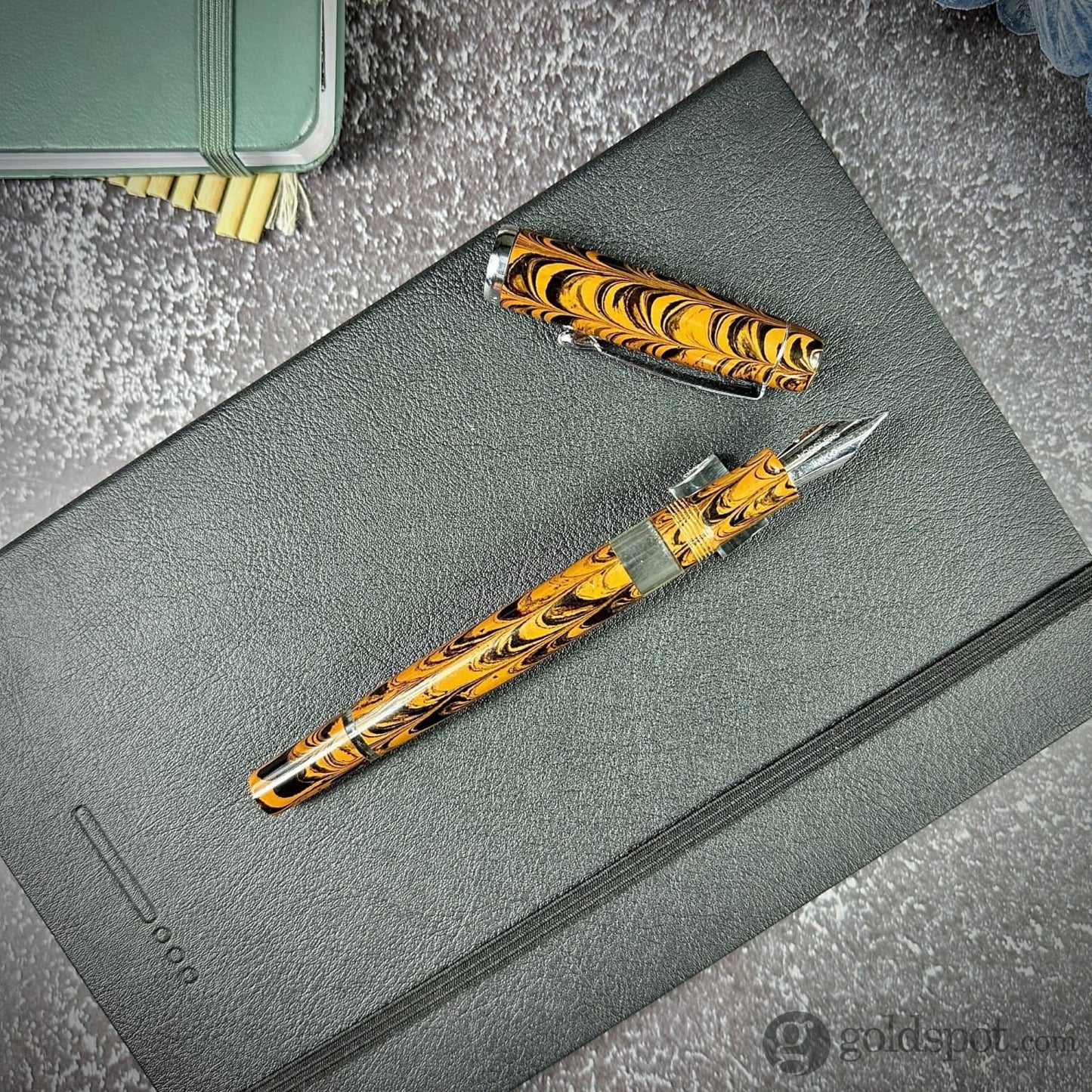 Noodler’s Ink Konrad Fountain Pen in Chestnut Ebonite - Flex Nib Fountain Pen