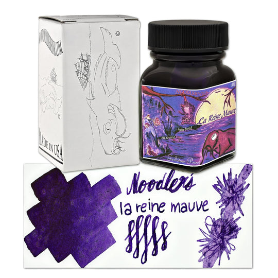 Noodler's La Reine Mauve Fountain Pen Ink - 1oz