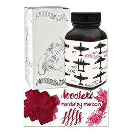 Noodler's V-mail Mandalay Maroon Fountain Pen Ink - 3oz Bottle