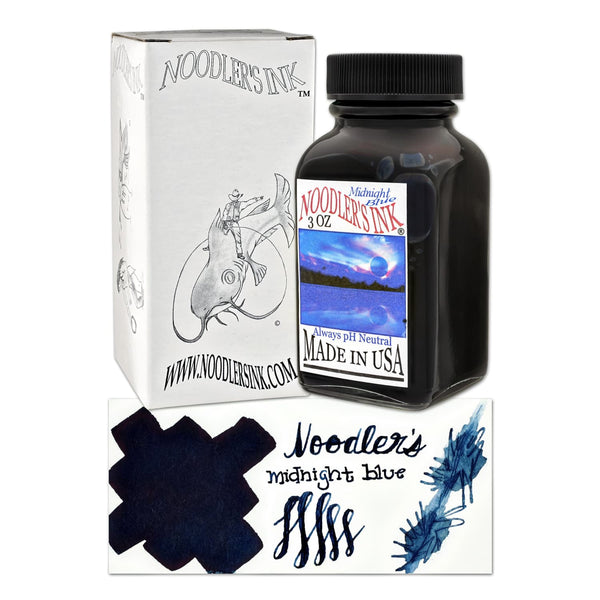 Noodler’s Bottled Ink in Midnight Blue - 3oz Bottled Ink