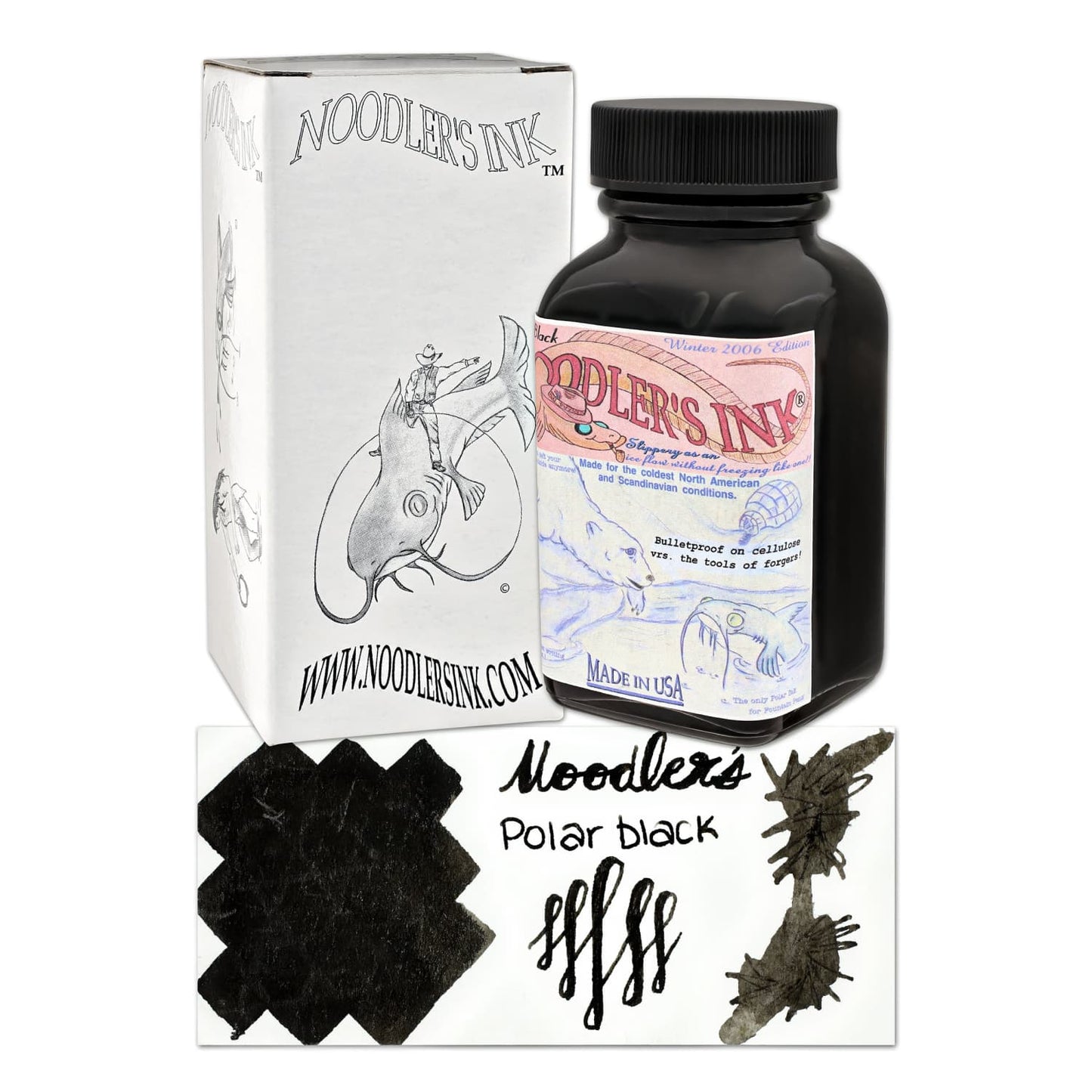 Noodler’s Bottled Ink in Polar Black Bottled Ink