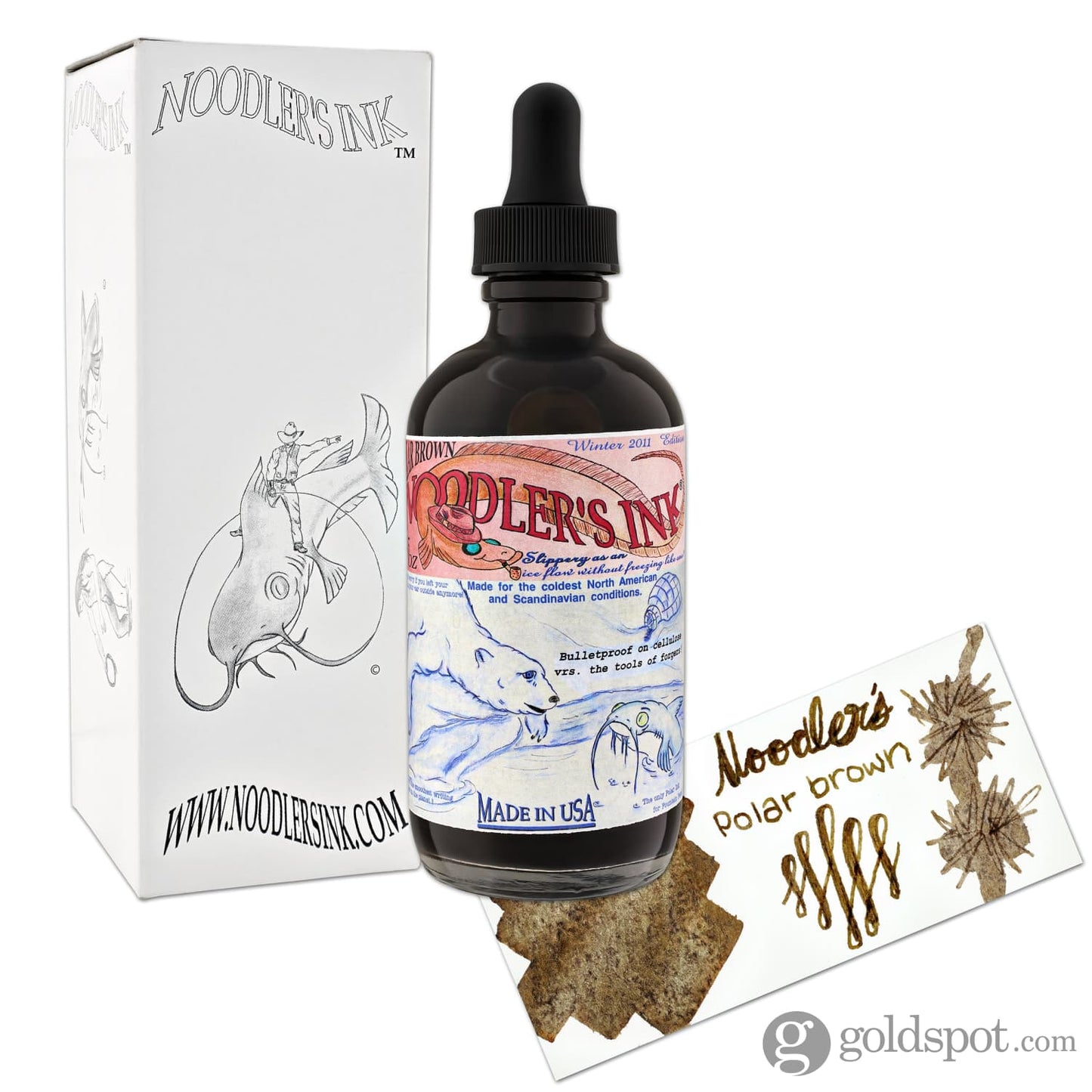 Noodler’s Bottled Ink in Polar Brown 4.5oz Bottled Ink