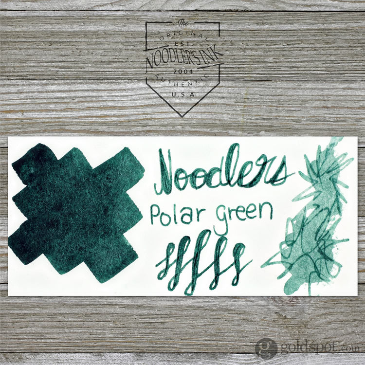 Noodler’s Bottled Ink in Polar Green Bottled Ink