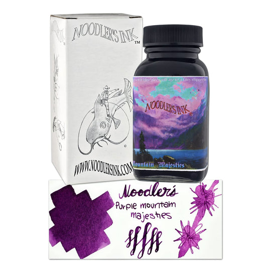 Noodler's Bottled Fountain Pen Ink in Purple Mountain Majesty - 3oz Bottle