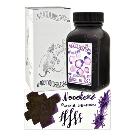Noodler's Purple Wampum Fountain Pen Ink - 3oz Bottle
