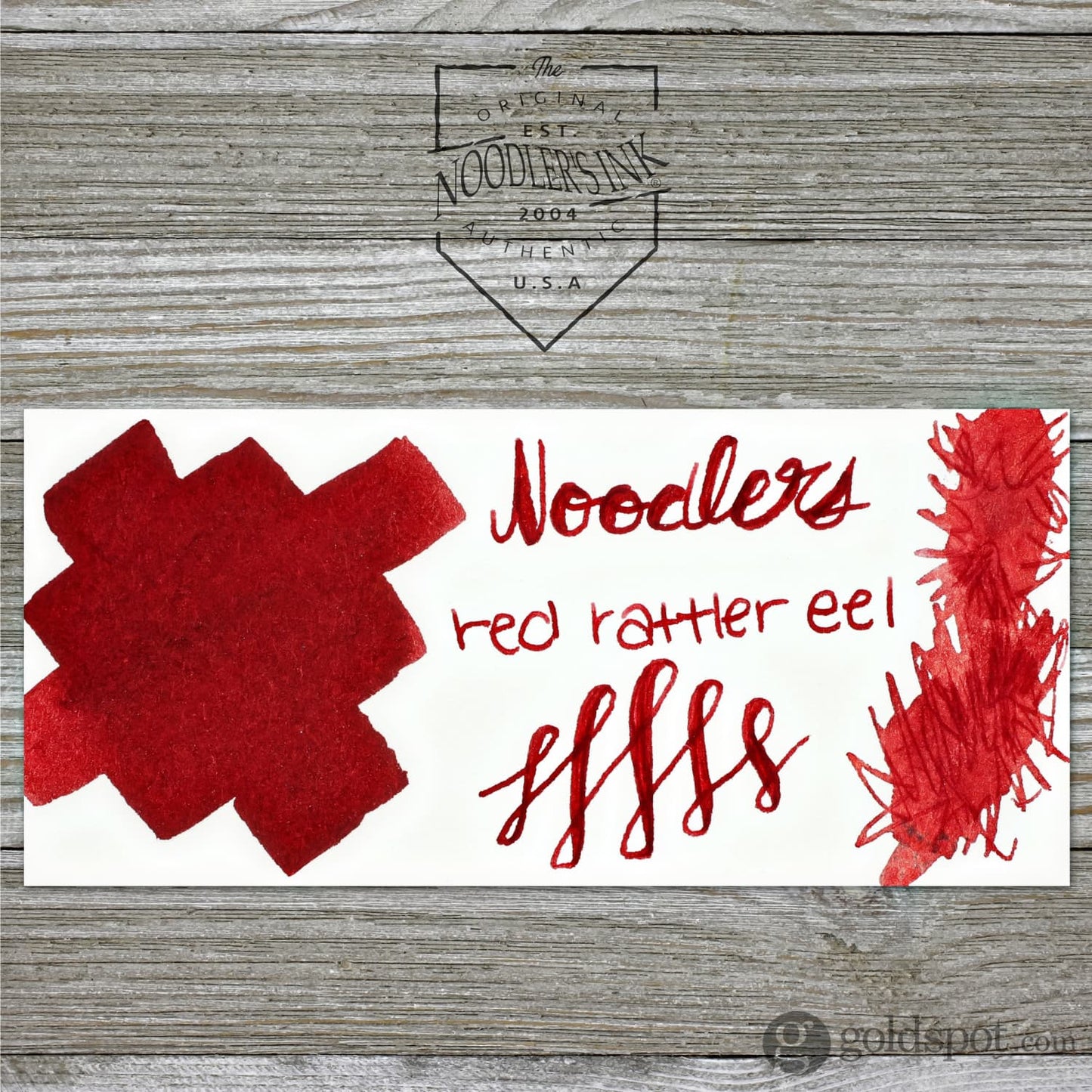 Noodler’s Bottled Ink in Rattler Red Eel - 3oz Bottled Ink