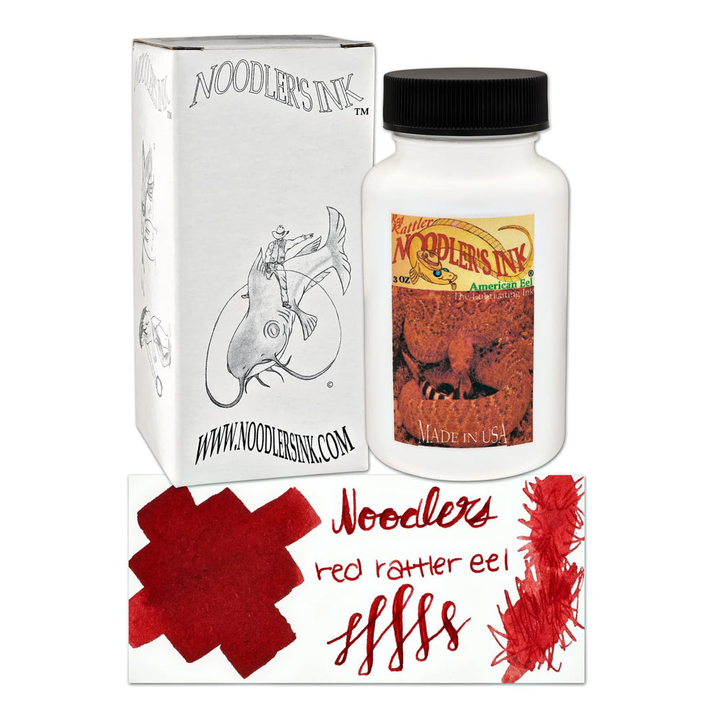 Noodler’s Bottled Ink in Rattler Red Eel - 3oz Bottled Ink