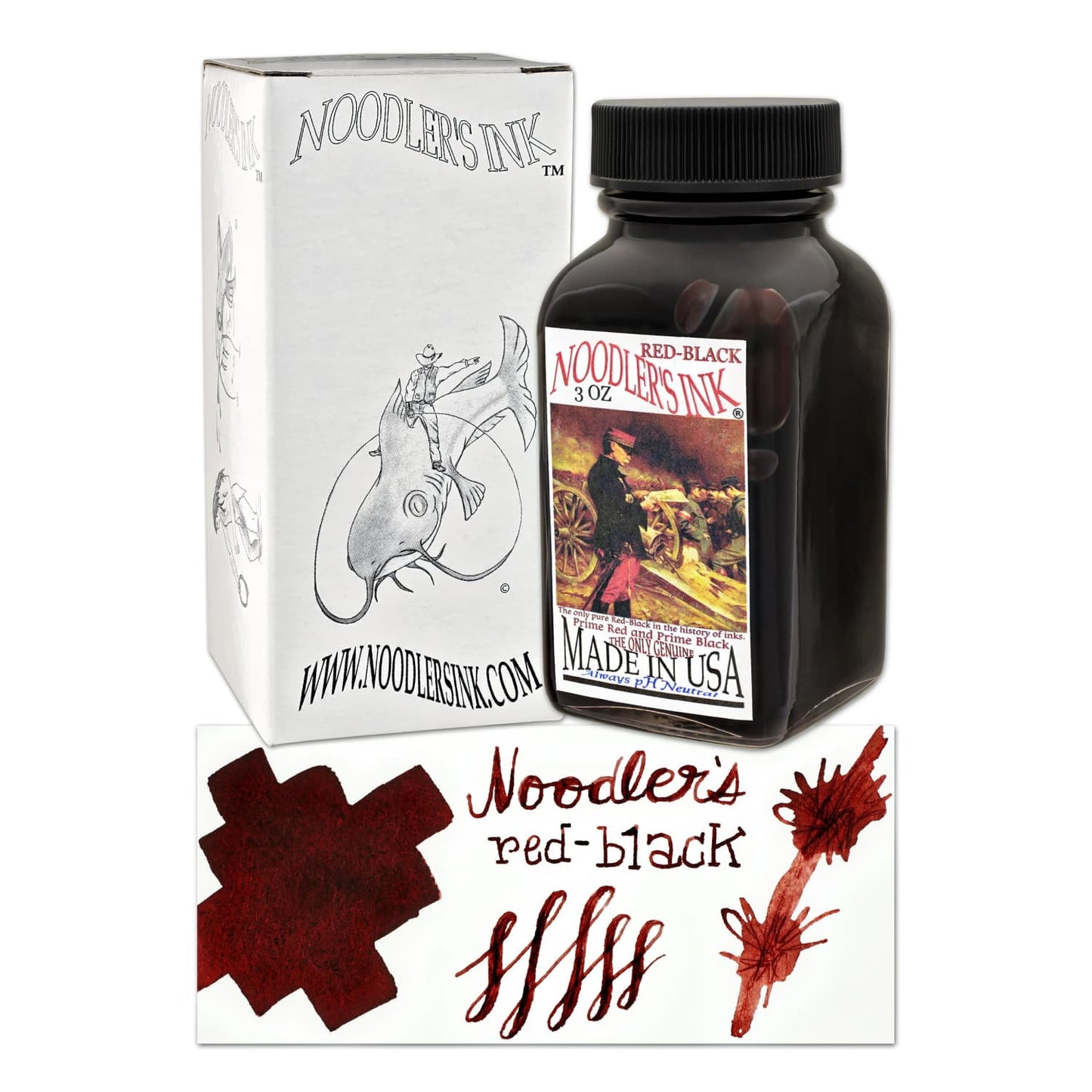 Noodler’s Bottled Ink in Red-Black - 3oz Bottled Ink