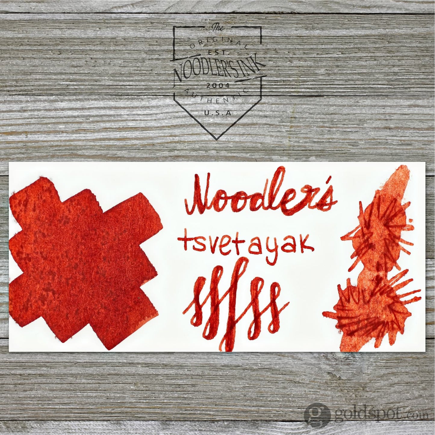 Noodler’s Bottled Ink Russian Series in Tsvetayak (Red) - 3oz Bottled Ink