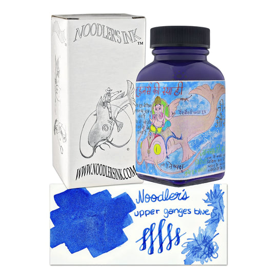 Noodler's Fountain Pen Ink in Upper Ganges Blue - 3oz Bottle