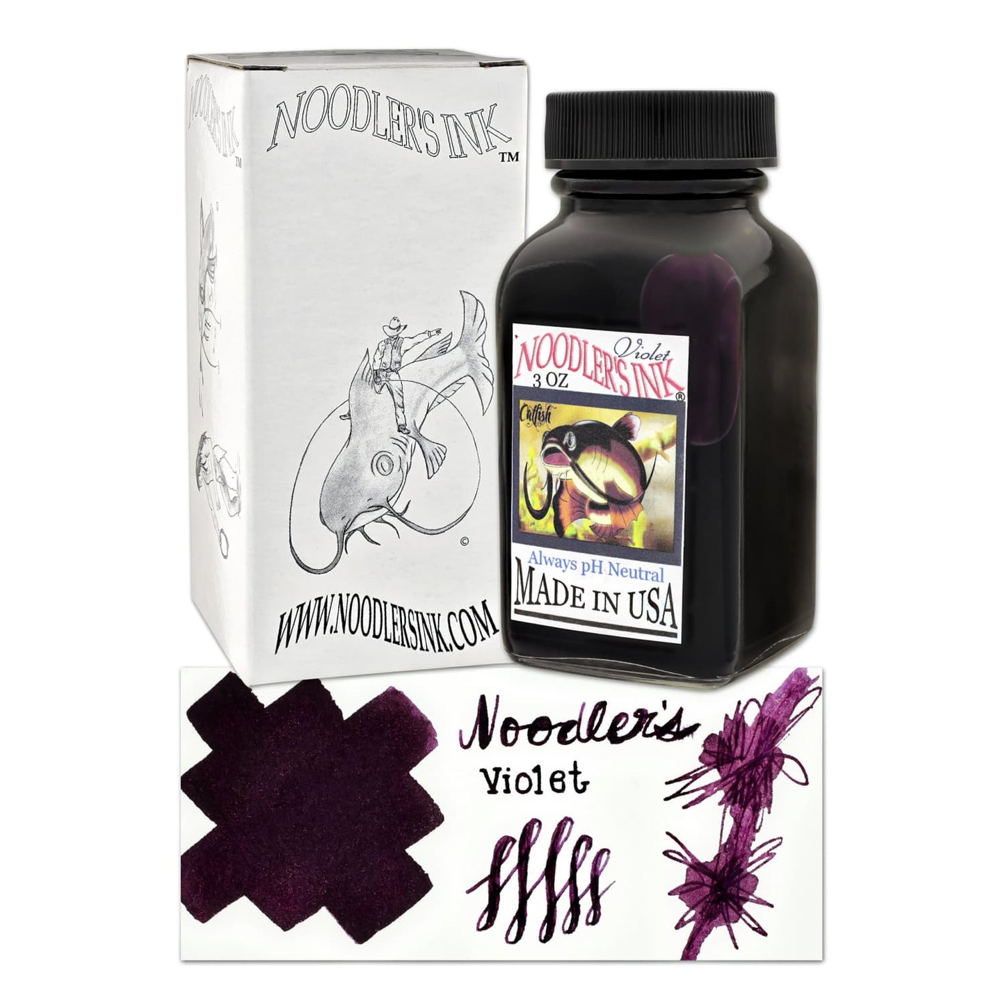 Noodler’s Bottled Ink in Violet - 3oz Bottled Ink