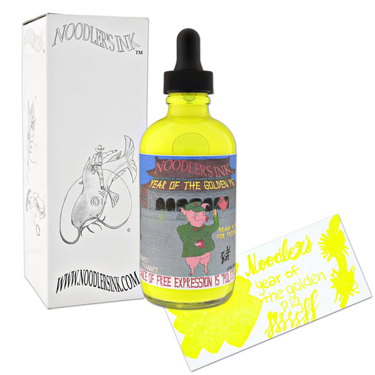 Noodler's Year of the Golden Pig Fountain Pen Ink - 4.5oz