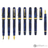 Omas Bologna Fountain Pen in Azzurro Diamante (Diamond Blue) with Gold Trim Fountain Pen