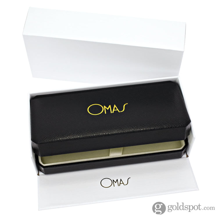 Omas Bologna Fountain Pen in Azzurro Diamante (Diamond Blue) with Gold Trim Fountain Pen