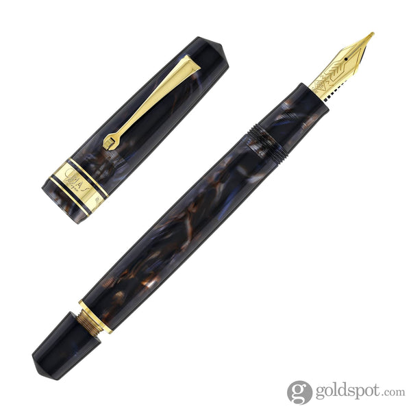 Omas Bologna Fountain Pen in Galassia with Gold Trim Fountain Pen