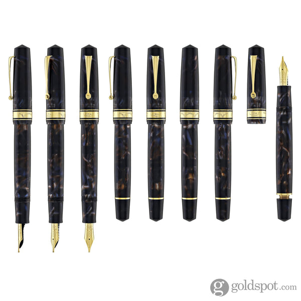 Omas Bologna Fountain Pen in Galassia with Gold Trim Fountain Pen