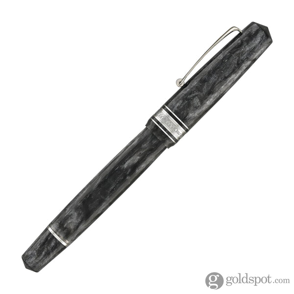 Omas Bologna Fountain Pen in Grigio Luminoso (Bright Gray) with Silver Trim Fountain Pen