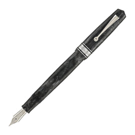 Omas Bologna Fountain Pen in Grigio Luminoso (Bright Gray) with Silver Trim