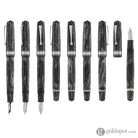 Omas Bologna Fountain Pen in Grigio Luminoso (Bright Gray) with Silver Trim Fountain Pen