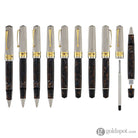 Omas Bologna Rollerball Pen in Galassia Argento with Gold Trim Rollerball Pen