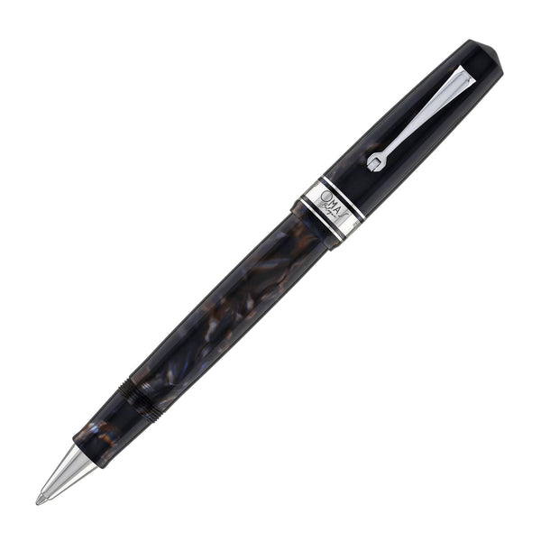 Omas Bologna Rollerball Pen in Galassia with Silver Trim Rollerball Pen