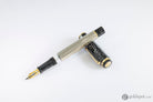 Omas Cobra Fountain Pen in Silver Guilloché - 14K Fountain Pen