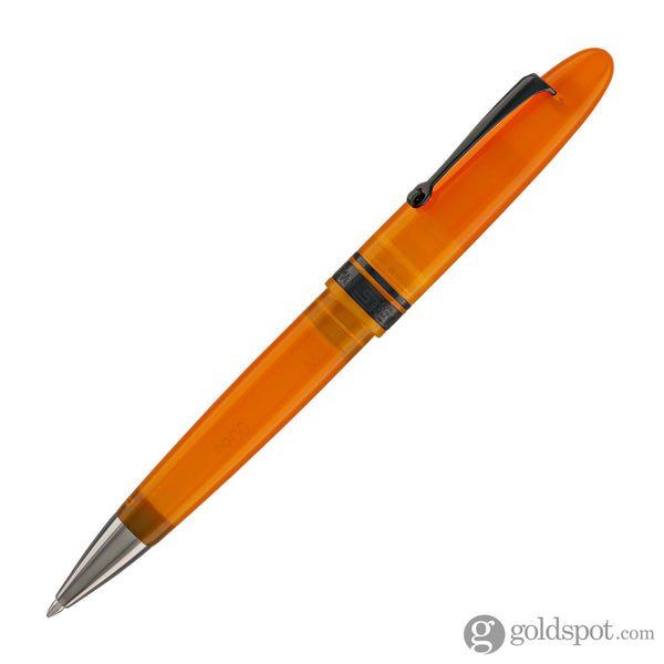 Omas Ogiva Ballpoint Pen in Arancione with Black Trim Ballpoint Pens