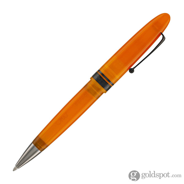 Omas Ogiva Ballpoint Pen in Arancione with Black Trim Ballpoint Pens