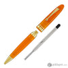 Omas Ogiva Ballpoint Pen in Arancione with Gold Trim Ballpoint Pens