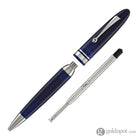 Omas Ogiva Ballpoint Pen in Blu with Silver Trim Ballpoint Pens