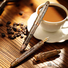 Omas Ogiva Cocktail Series Fountain Pen in Espresso Martini with Brown Trim Limited Edition Fountain Pen