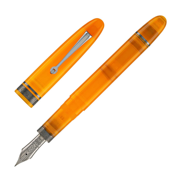 Omas Ogiva Fountain Pen in Arancione with Black Trim Fountain Pen