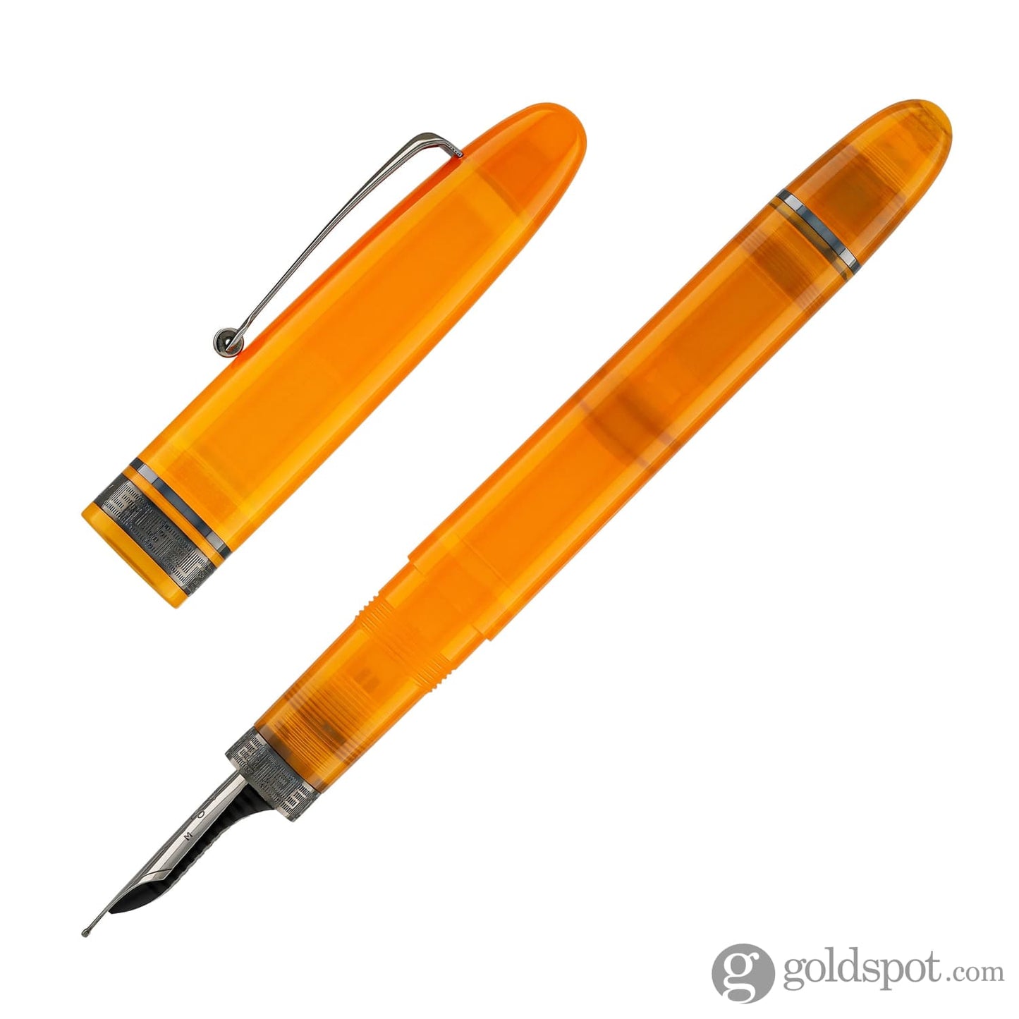 Omas Ogiva Fountain Pen in Arancione with Black Trim Fountain Pen